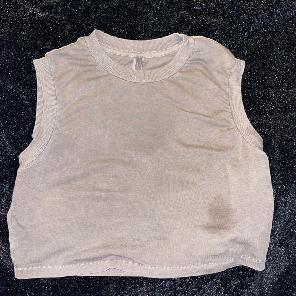 SKIMS outdoor basics crop tank | color : amethyst